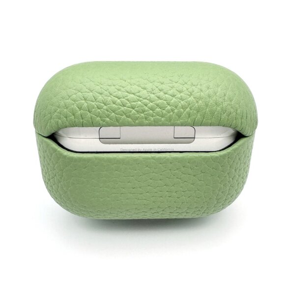 NWT GREEN Pebble Leather Case for Apple Airpods Pro 2 - Picture 3 of 6